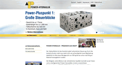 Desktop Screenshot of power-hydraulik.de