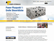 Tablet Screenshot of power-hydraulik.de